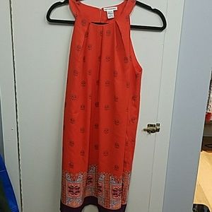 Sleeveless shift dress